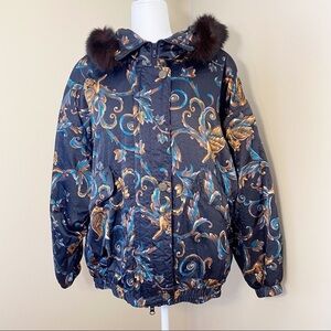 London Fog Thinsulate Fur Trim Hooded Jacket - M